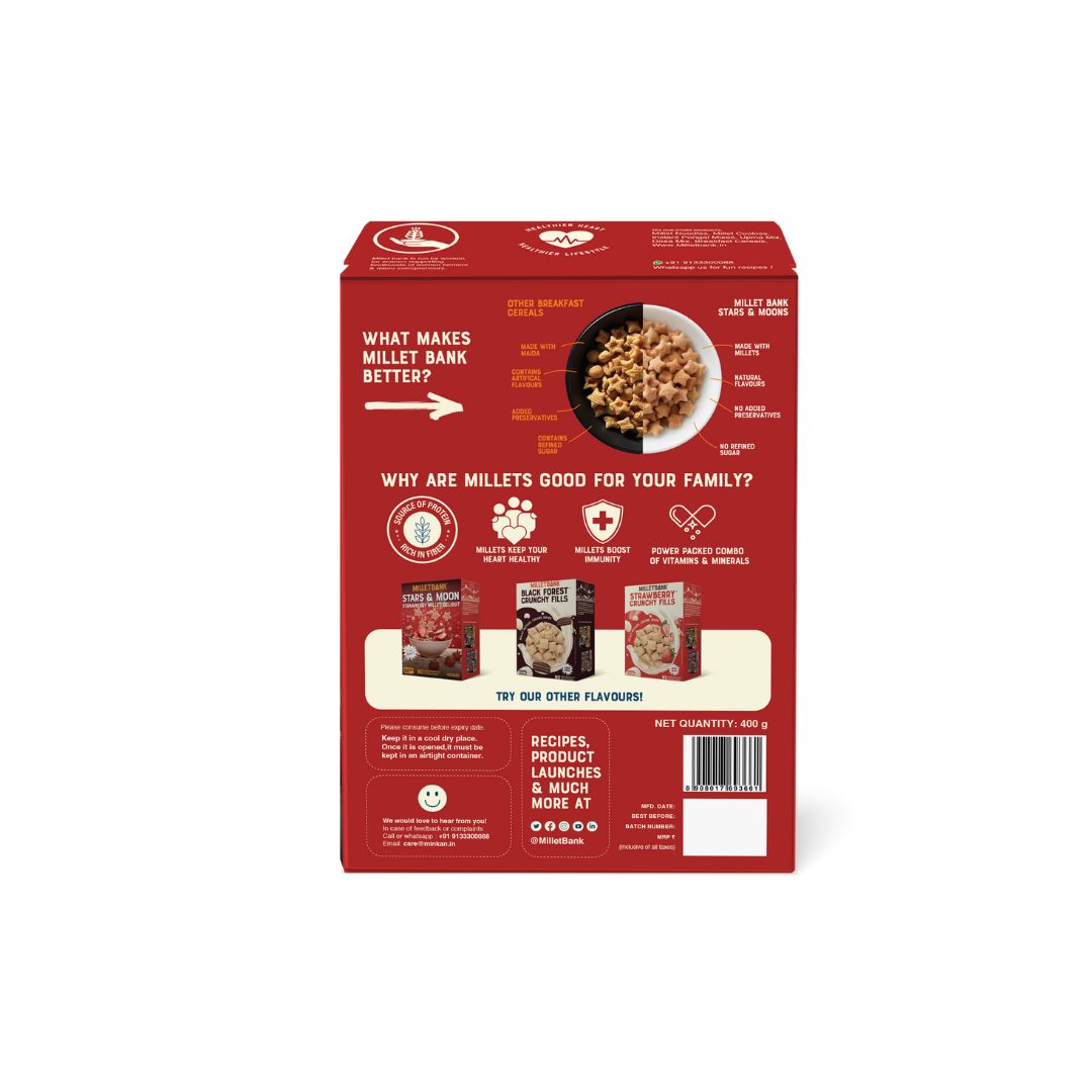 Stars & Moons : Strawberry Millet Delight