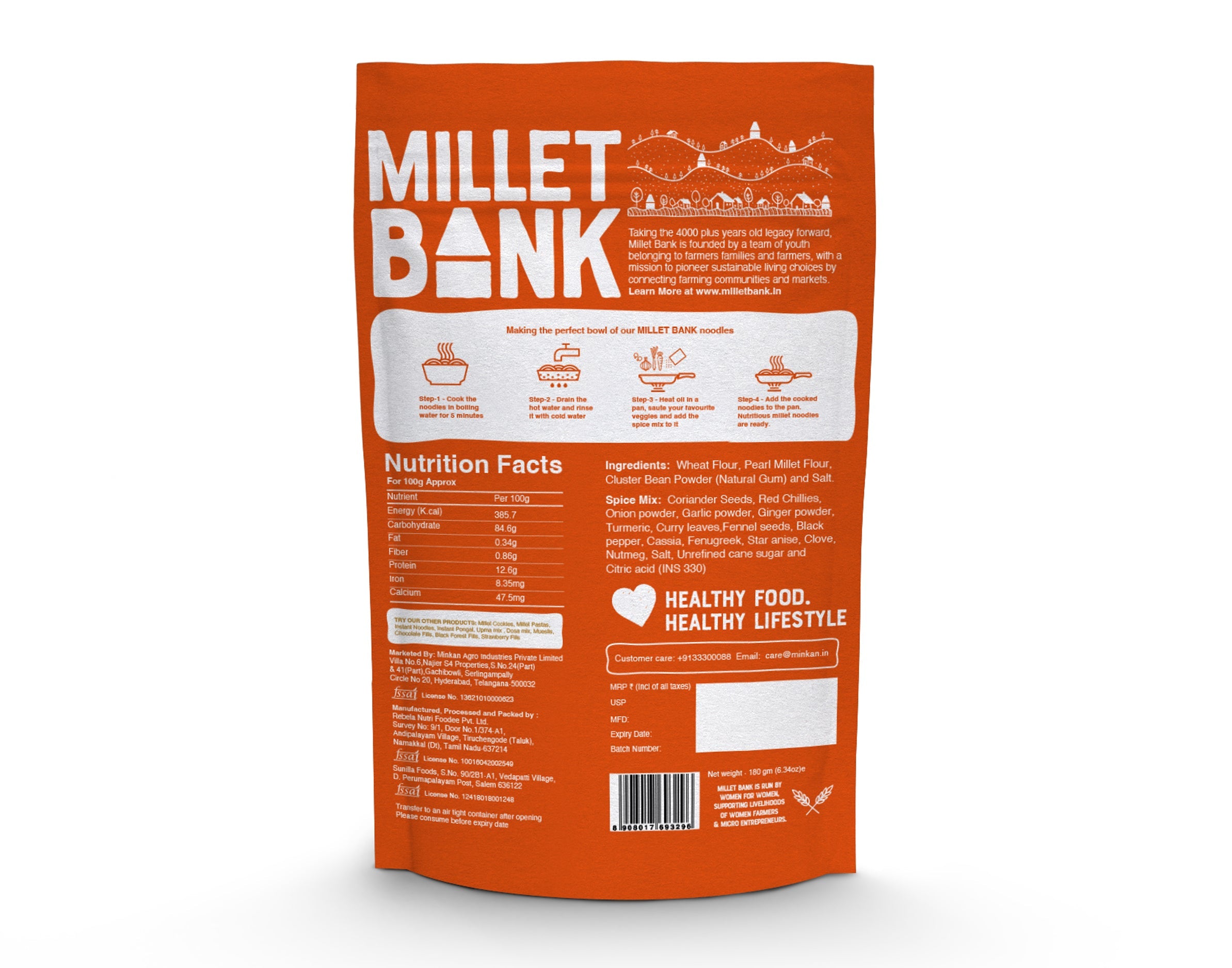 Pearl Millet Noodles