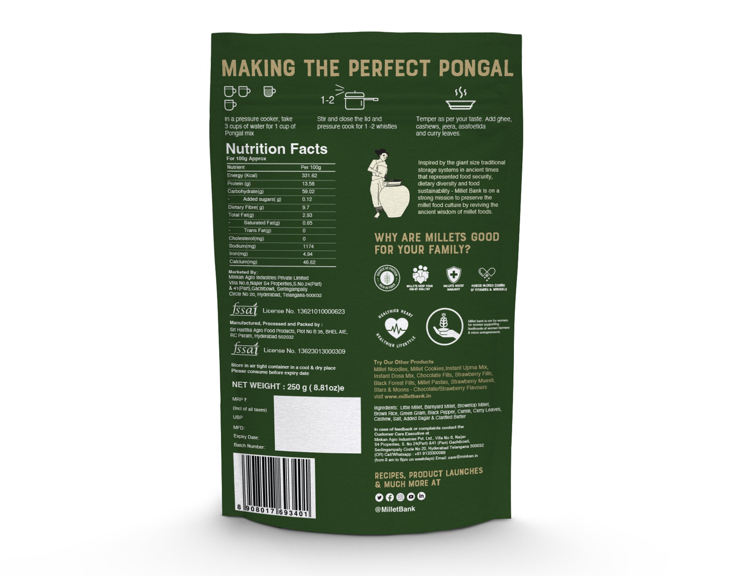 Multi Millet Pongal Mix