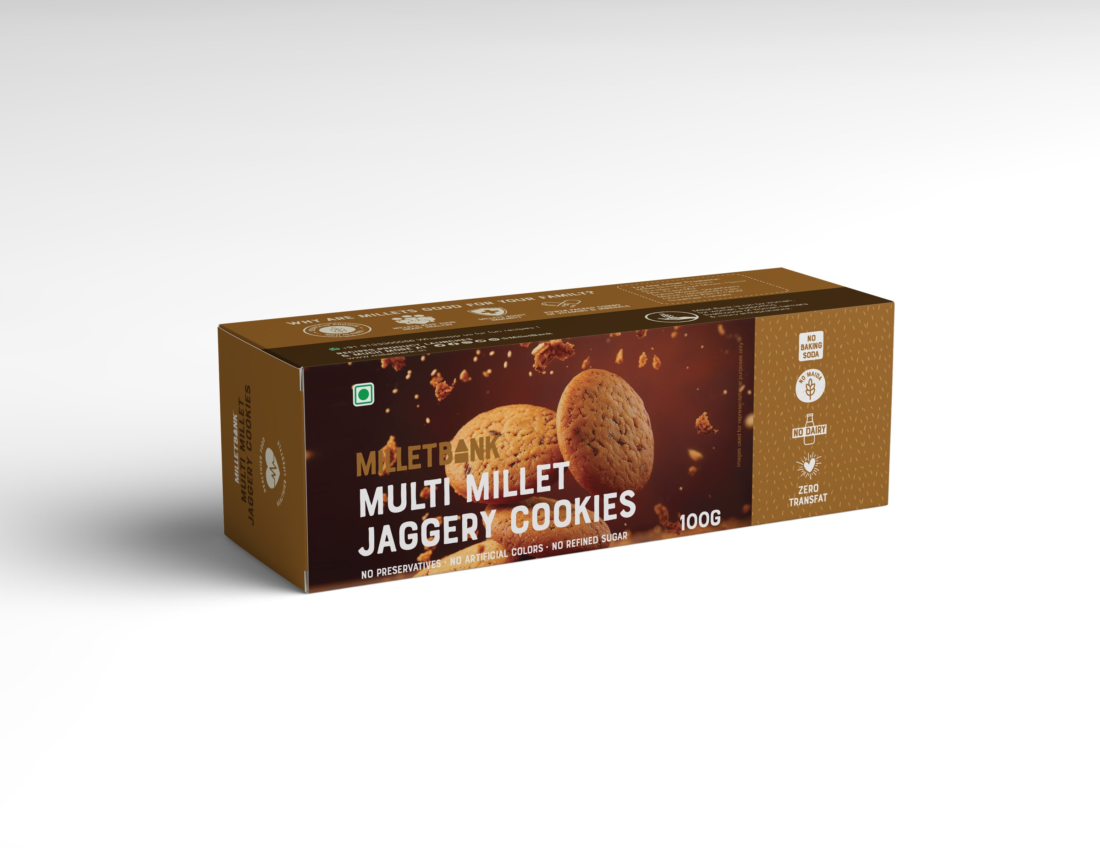 Multi Millet Jaggery Cookies